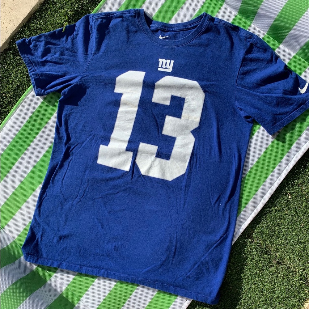 “BECKHAM JR NY GIANTS NIKE SHIRT”